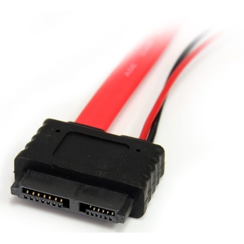 Star Tech.com 20in Slimline SATA to SATA with LP4 Power Cable Adapter