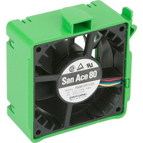 Ventilateur central PWM 4 broches 80 x 38 mm avec boîtier pour SC743