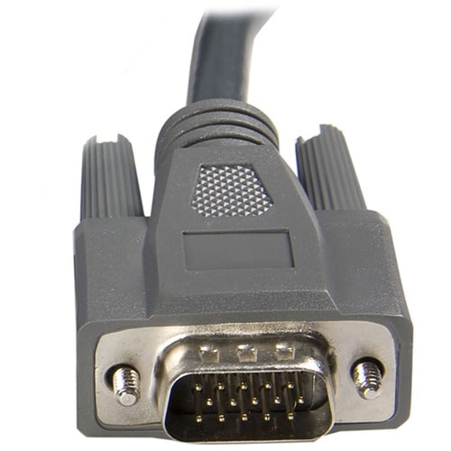 Cable USB/VGA 2 en 1 de StarTech.com - USB tipo A de 4 pines