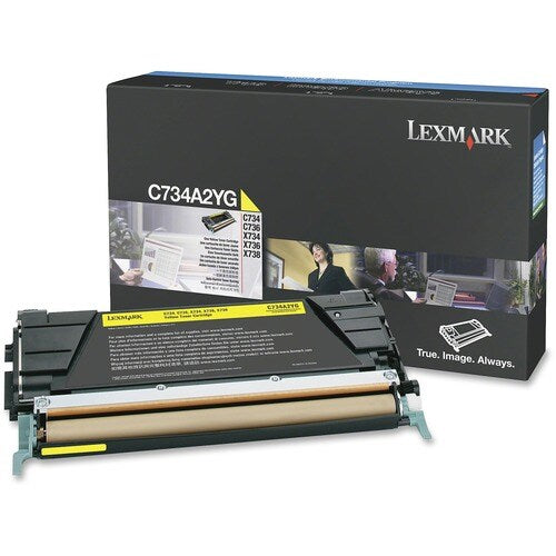 Lexmark Toner Cartridge - Laser - 6000 Pages - Yellow - 1 Ea
