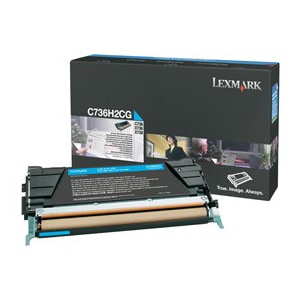 CYAN HIGH YIELD TONER CARTRIDGE C736 X736 X738