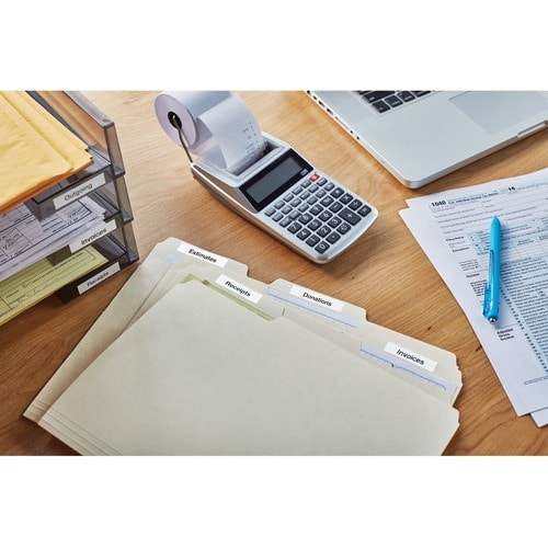 IMPRESSION NOIRE/RUBAN BLANC 1/2POX23FT