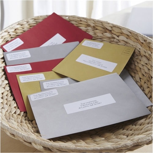 30251 ÉTIQUETTE D'ADRESSE 1-1/8 X 3-1/2 260 ÉTIQUETTES