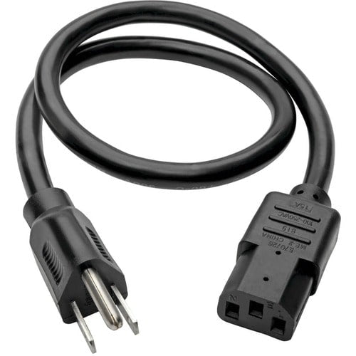 Tripp Lite 2ft Computer Power Cord Cable 5
