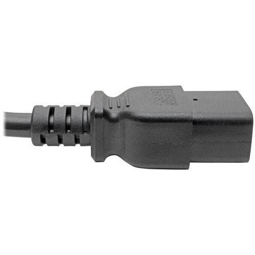 Tripp Lite 2ft Power Cord Extension Cable C19 to C14 Heavy Duty 15A 14AWG 2'