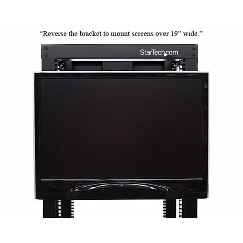 Soporte de montaje universal VESA para monitor LCD de StarTech.com para rack de 19 pulgadas
