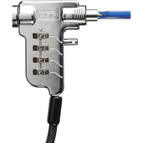 CODi Master Key Combination Cable Lock - 6.5 ft (1.98 m) Dia) Cable - 4-digit -