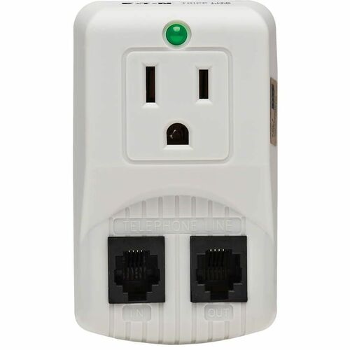Tripp Lite by Eaton 1 Outlet 120V Surge Suppressor - Gray - NEMA 5-15P