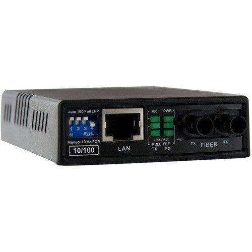 Convertisseur de média Fast Ethernet 10/100 multimode fibre cuivre ST 2 km StarTech.com