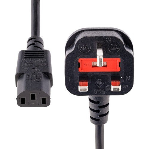 StarTech.com 6 ft Standard UK Computer Power Cord
