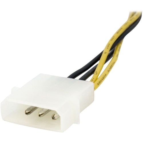 StarTech.com 6in 4 Pin to 8 Pin EPS Power Adapter with LP4