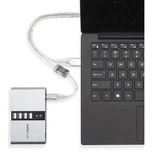 StarTech.com 7.1 USB Audio Adapter External Sound Card - Turn your lap