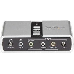 StarTech.com 7.1 USB Audio Adapter External Sound Card - Turn your lap