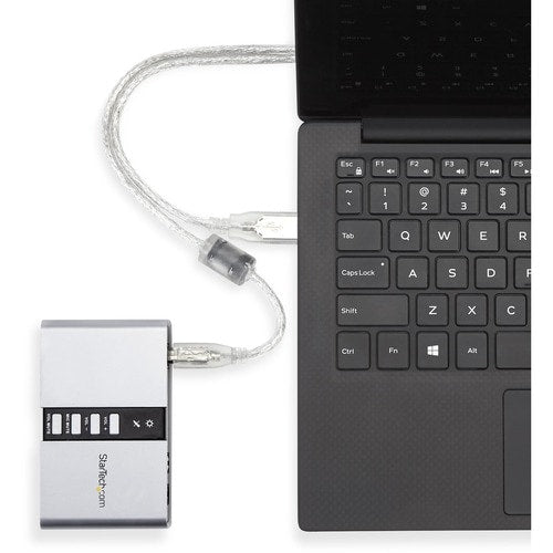 StarTech.com 7.1 USB Audio Adapter External Sound Card - Turn your lap