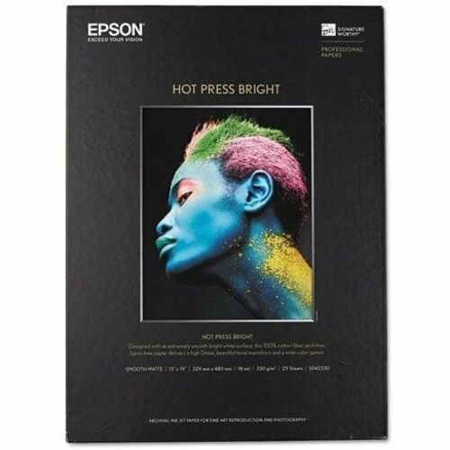 25-SHEET 13X19 HOT PRESS BRIGHT