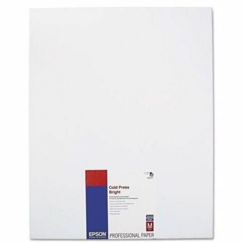 25 FEUILLES 17X22 PRESSÉ À FROID BRILLANT