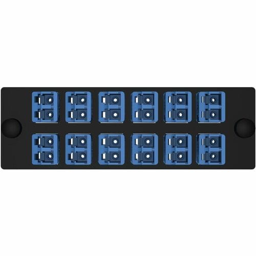 Panduit Optico FAP, OS2, 12 LC Duplex, Blue - 12 x LC - 12 Port(s) - 12 x RJ-11 - 12 x Dup