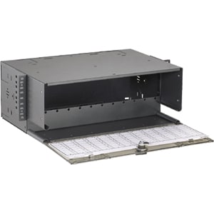 Estante para rack con caja de fibra Panduit OPTICOM FRME4