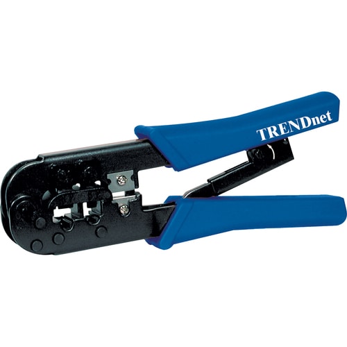 Herramienta de crimpado TRENDnet, herramienta de crimpado, corte y pelado, para cualquier cable Ethernet o telefónico