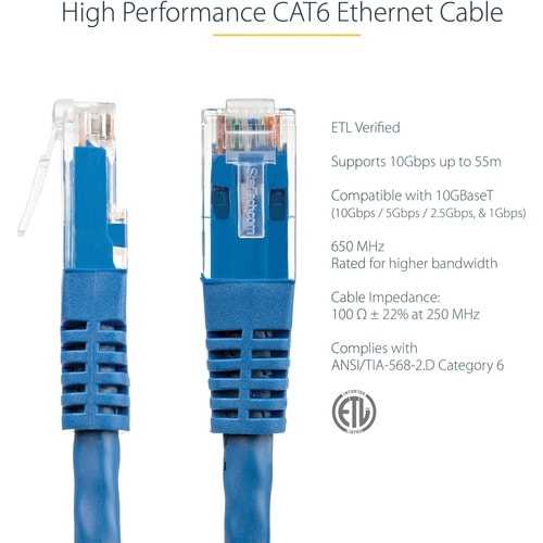 Cable Ethernet CAT6 de 1,2 m de StarTech.com