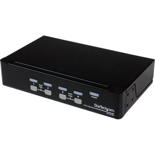 COMMUTATEUR KVM USB 4 PORTS MONTAGE EN RACK 1U AVEC OSD