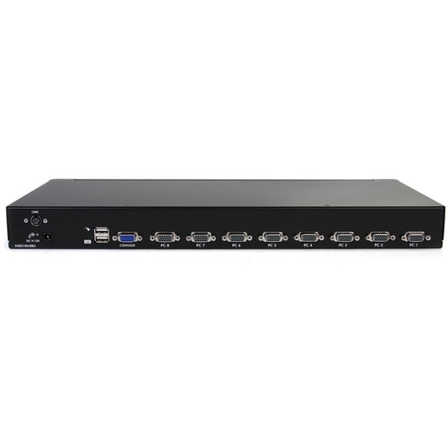 Conmutador KVM USB de 8 puertos, montaje en rack 1U, con OSD