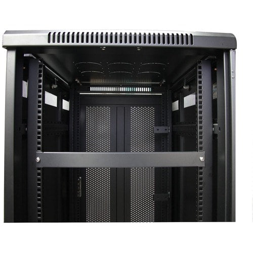 StarTech.com Blanking Panel - 1U - 19in - Steel - Black - Blank Rack P