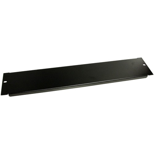 StarTech.com Blanking Panel - 2U - 19in - Steel - Black - Blank Rack P