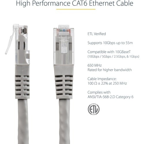 Câble Ethernet CAT6 StarTech.com de 3 m