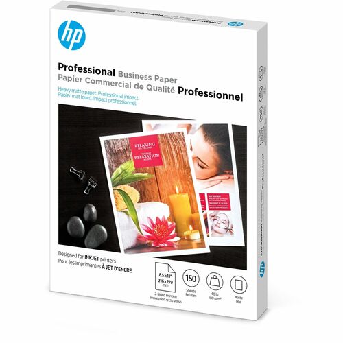 150-SHEET A4(8.5X11) MATTE 180G INKJET HP BROCHURE