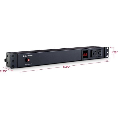 Cyber Power CyberPower Metered PDU15M2F8R 10-Outlets PDU - Metered - N