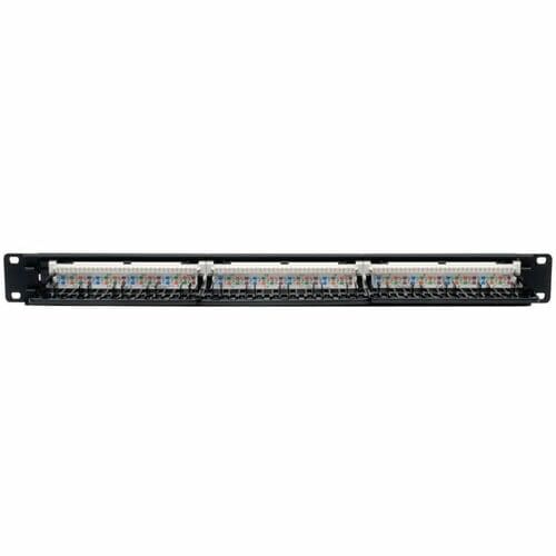 Tripp Lite 24-Port Cat6 Cat5 Patch Panel Rackmount 110 Punch Down RJ45 Ethernet