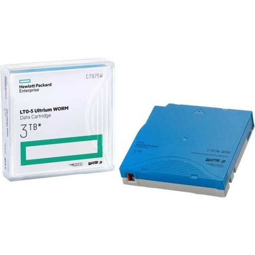 HPE LTO Ultrium 5 Data Cartridge with Custom Barcode Labelin