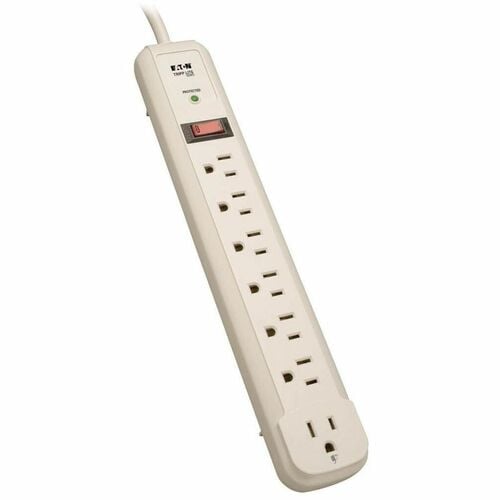 Tripp Lite by Eaton Protect It! TLP74R 7-Outlet Surge Suppressor - 7 x