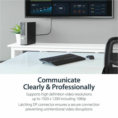 StarTech.com 6ft (1.8m) DisplayPort to DVI Cable, DisplayPort to DVI Adapter Cable, DP to