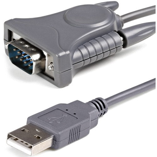 StarTech.com Cable USB a serie de 1 puerto de 91 cm (3 pies), convertidor RS232 a USB DB9/DB25