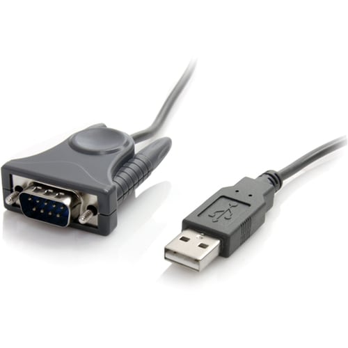 StarTech.com Cable USB a serie de 1 puerto de 91 cm (3 pies), convertidor RS232 a USB DB9/DB25