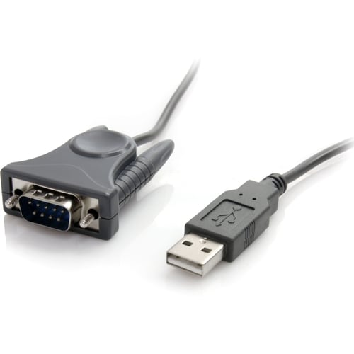 StarTech.com Cable USB a serie de 1 puerto de 91 cm (3 pies), convertidor RS232 a USB DB9/DB25