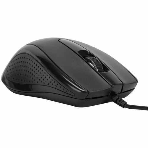 RATÓN ÓPTICO USB NEGRO DE TAMAÑO COMPLETO 3BTN