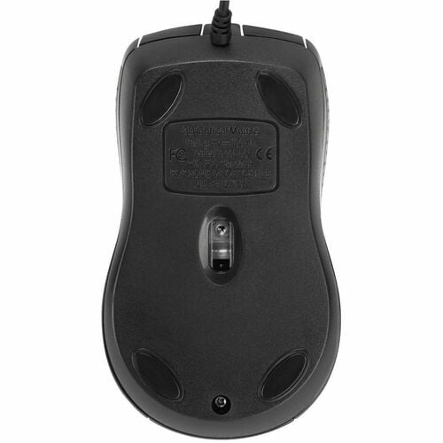 RATÓN ÓPTICO USB NEGRO DE TAMAÑO COMPLETO 3BTN