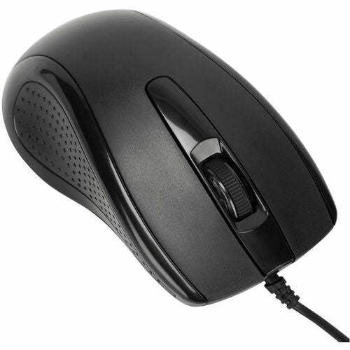 RATÓN ÓPTICO USB NEGRO DE TAMAÑO COMPLETO 3BTN