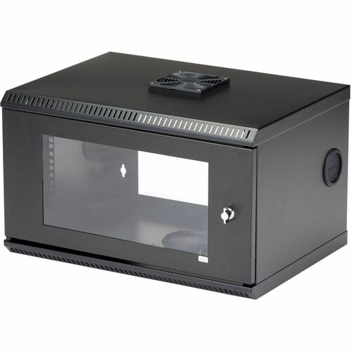 StarTech.com Armoire réseau murale 6U à 2 montants avec porte en acrylique, 48,3 cm