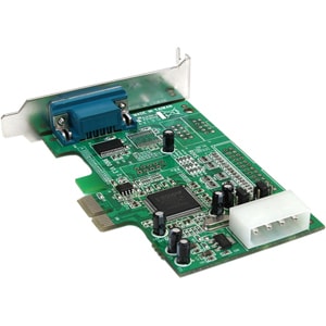 StarTech.com 1 Port Low Profile PCI Express Serial Card - 16550 - Add a RS