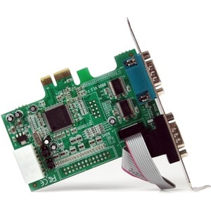Tarjeta adaptadora serie PCIe de 2 puertos StarTech.com con 16550 - Agregar 2 RS