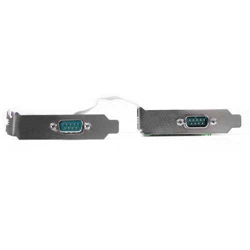 Carte série PCI Express à 2 ports à profil bas StarTech.com - 16550 - Ajoutez 2 ports de haut