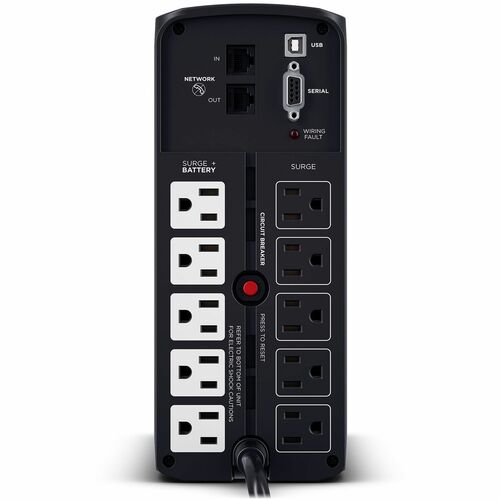 Cyber Power CyberPower UPS Systems CP850PFCLCD PFC Sinewave - Capacity: 850VA/510 W