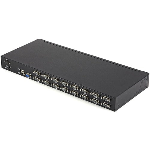 CONMUTADOR KVM USB DE 16 PUERTOS PARA MONTAJE EN RACK 1U CON CABLE OSD