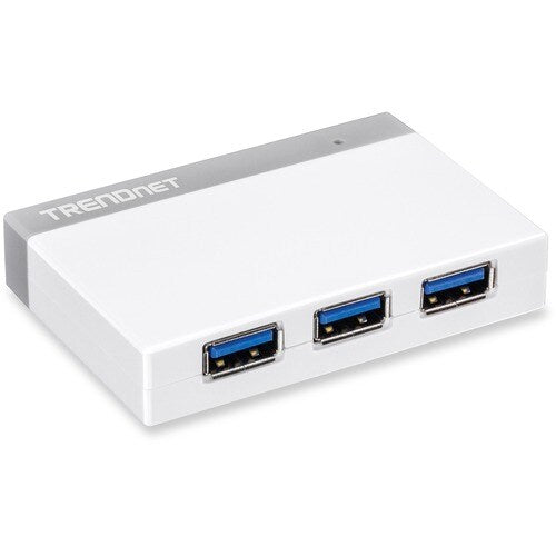 TRENDnet 4-Port USB 3.0 Compact Mini Hub with Built in USB 3.0 Cable,