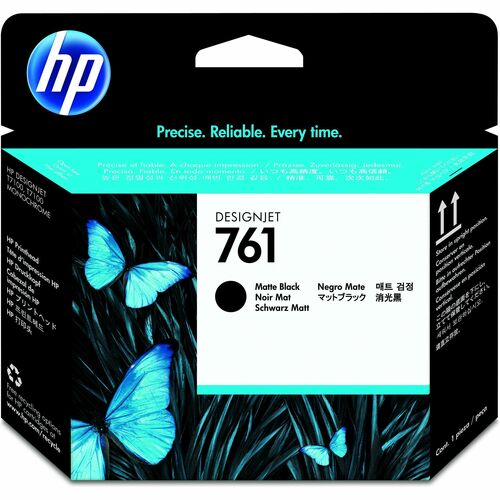 HP 761 (CH648A) Original Inkjet Printhead - Single Pack - Matte Black - 1 Each -