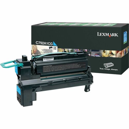 Lexmark C792A1CG Toner Cartridge - Laser - 6000 Pages - Cyan